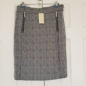 Michael Kors Houndstooth Pencil Skirt - NWT - Size L